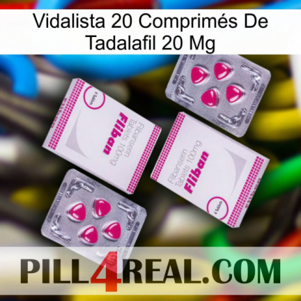 Vidalista 20 Comprimés De Tadalafil 20 Mg 33